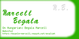 marcell begala business card